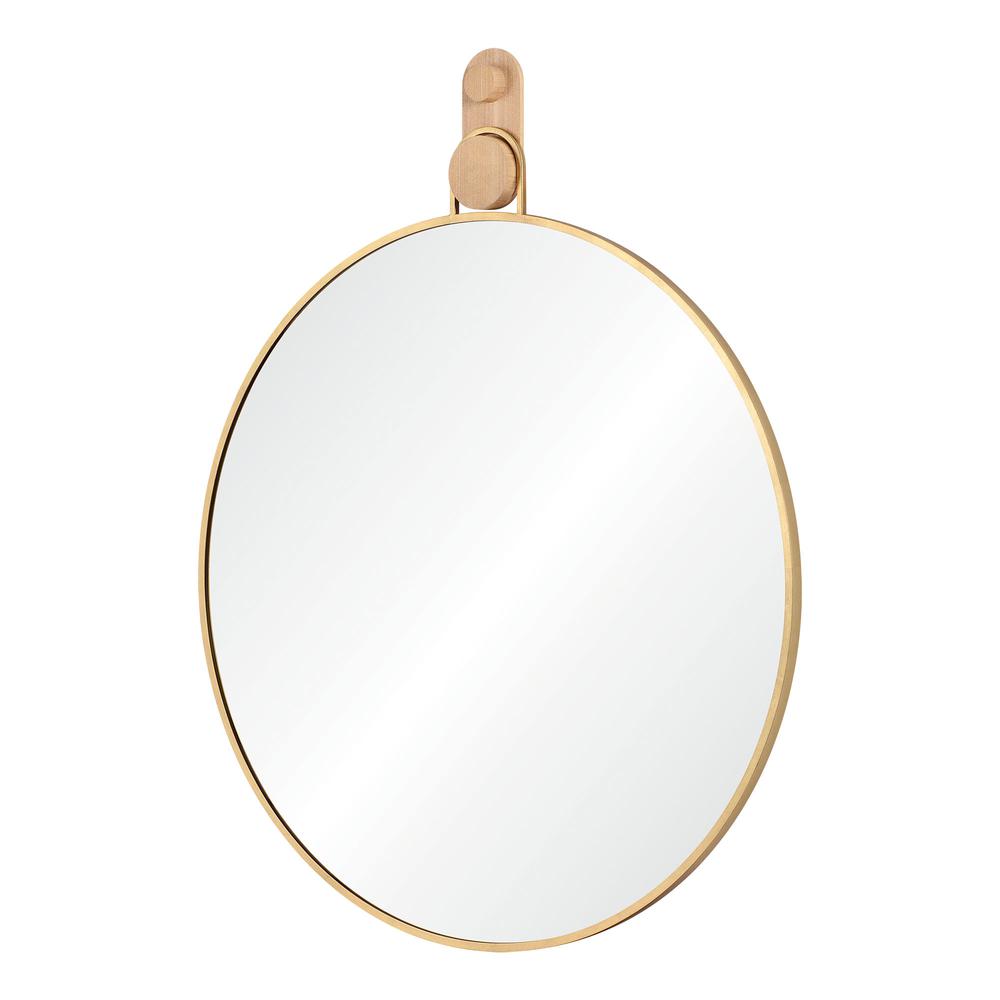 Kinsley 40 x 49 Round Framed Mirror. Picture 2