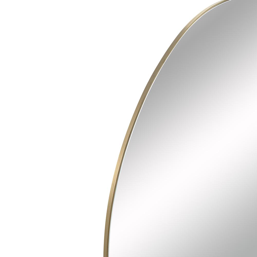 Ova 33 x 25 Oval,Round Framed Mirror. Picture 3