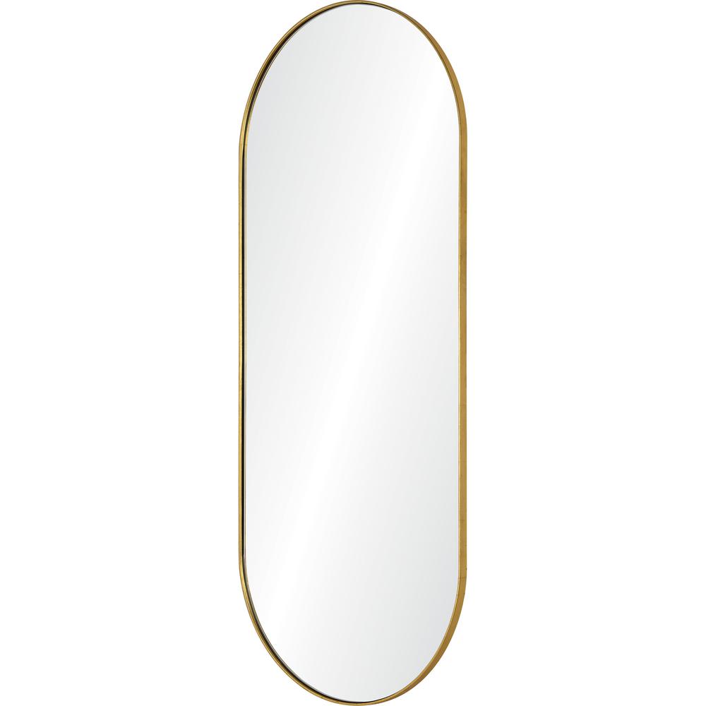 Marius 24 in. x 60 in. Oval Framed Mirror. Picture 2