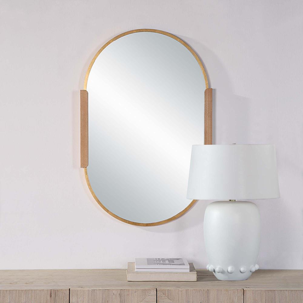 Kerianne 26 x 41 Pill,Oval,Rectangular Framed Mirror. Picture 5