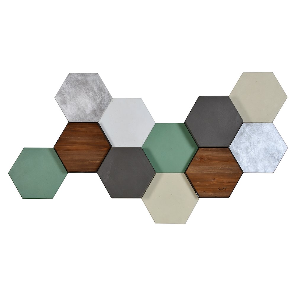 Hexa Pastel Wall Décor. Picture 1