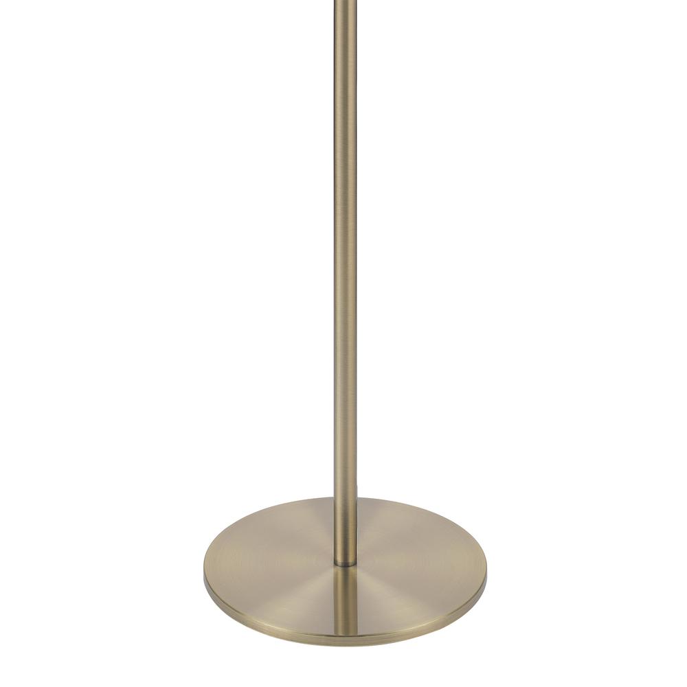 Asya 1 Light Antique Brushed Brass Floor Lamp. Picture 3