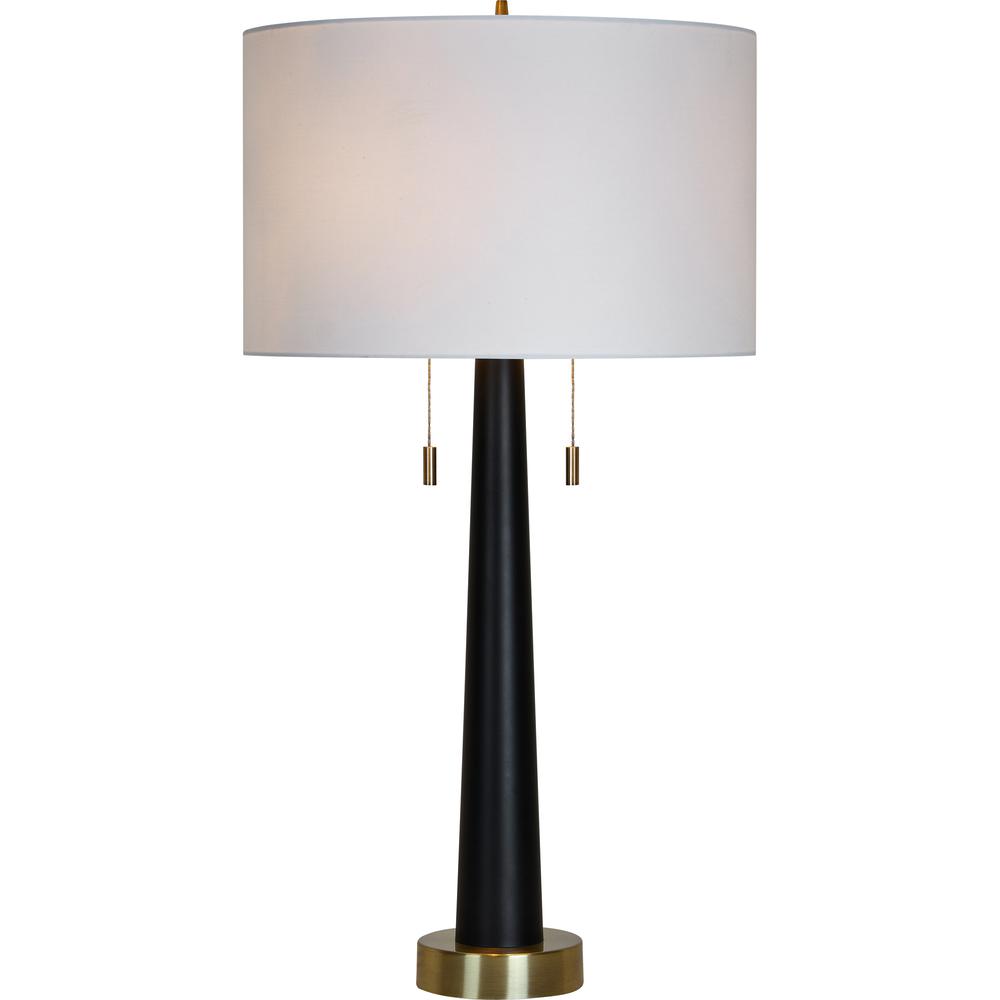 Dane 2-Light 35" Table Lamp with Shade. Picture 1