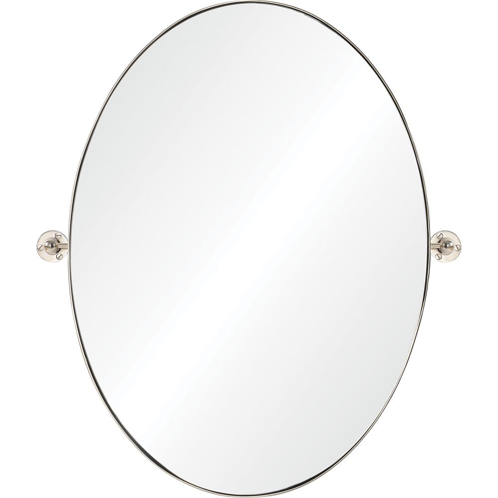 Azalea 24 in. x 30 in. Oval Framed Mirror. Picture 1