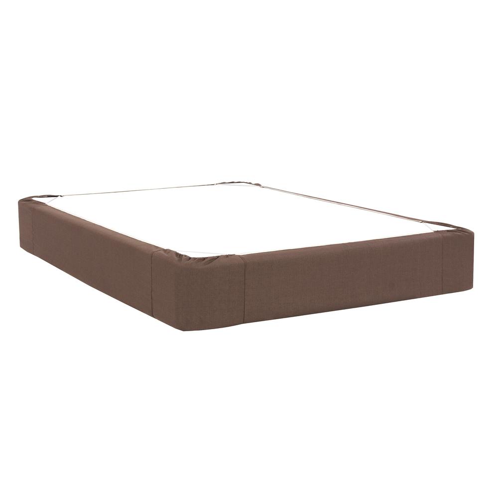 Sterling Chocolate Full Boxspring Cover. Picture 1