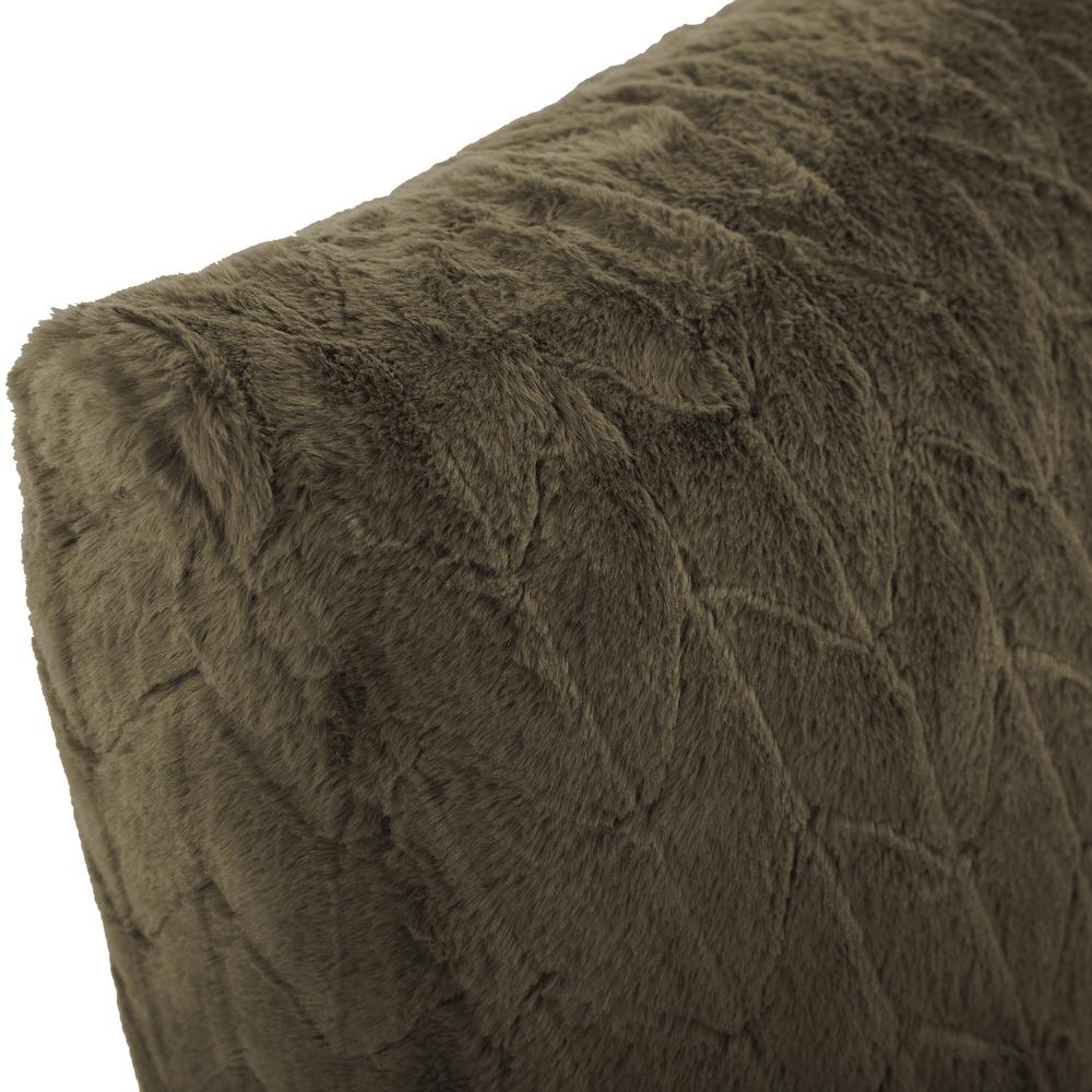 Howard Elliott Pod Chair Cover Faux Fur Angora Moss - Cover Only, Chair Base Not Included. Picture 4