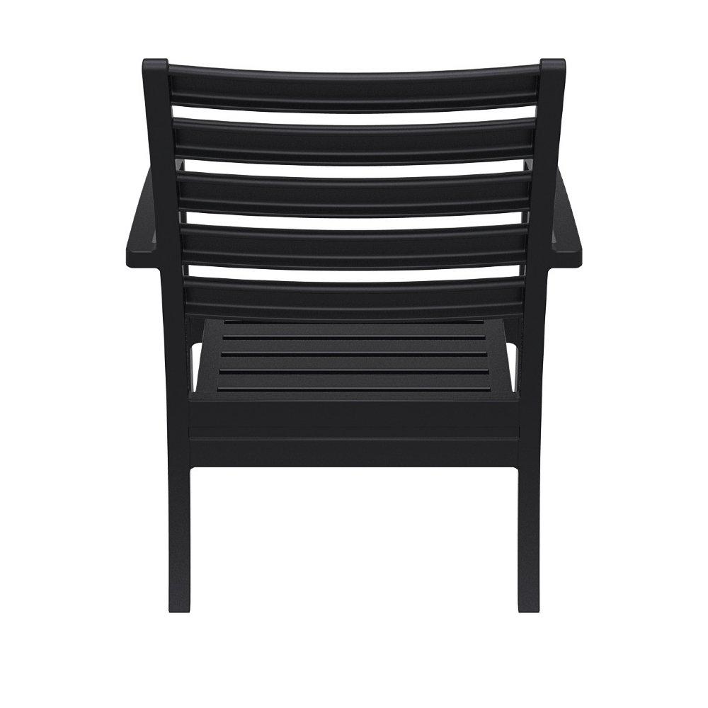 Artemis XL Club Chair Black, Set of 2. Picture 5