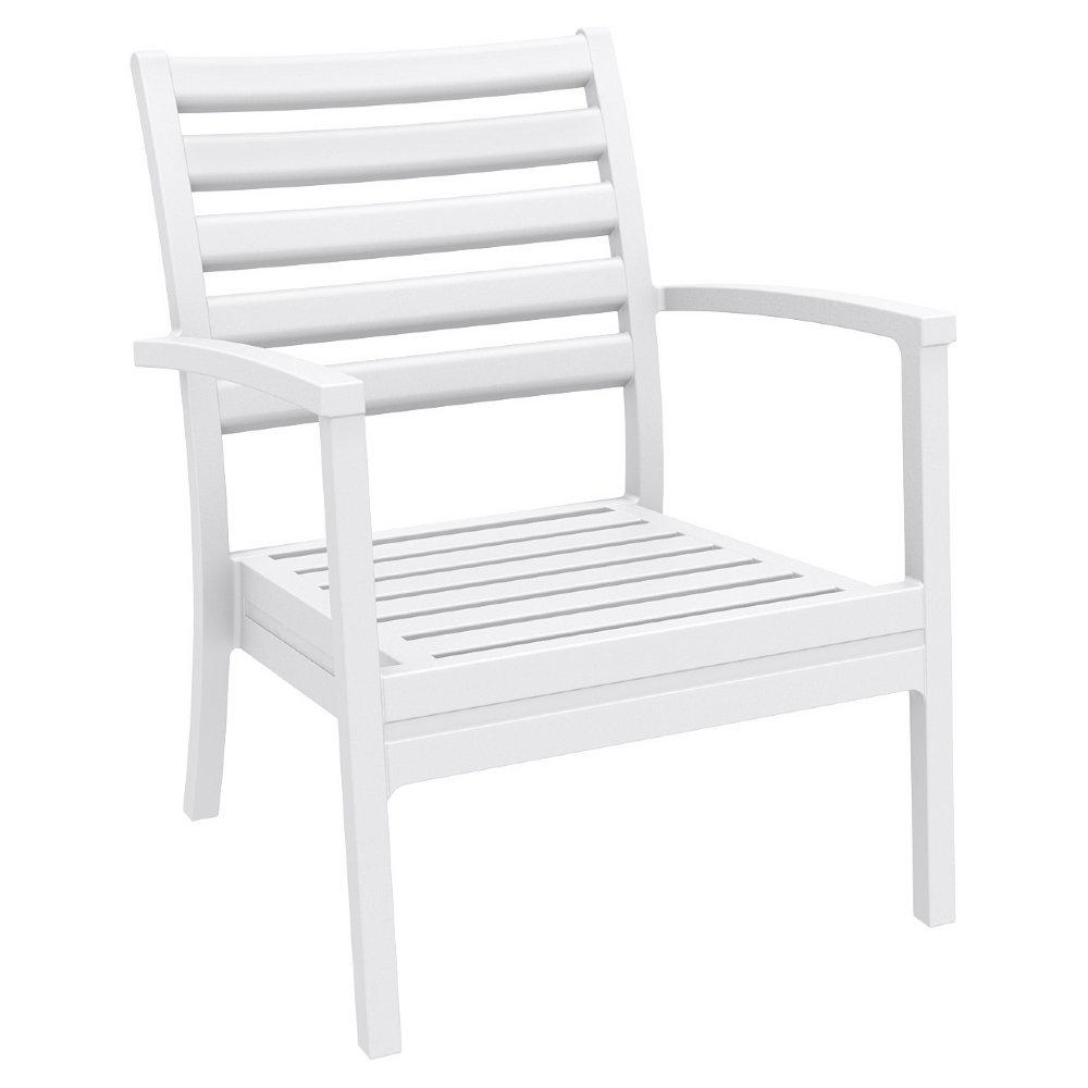Artemis XL Club Chair White, Set of 2. Picture 1