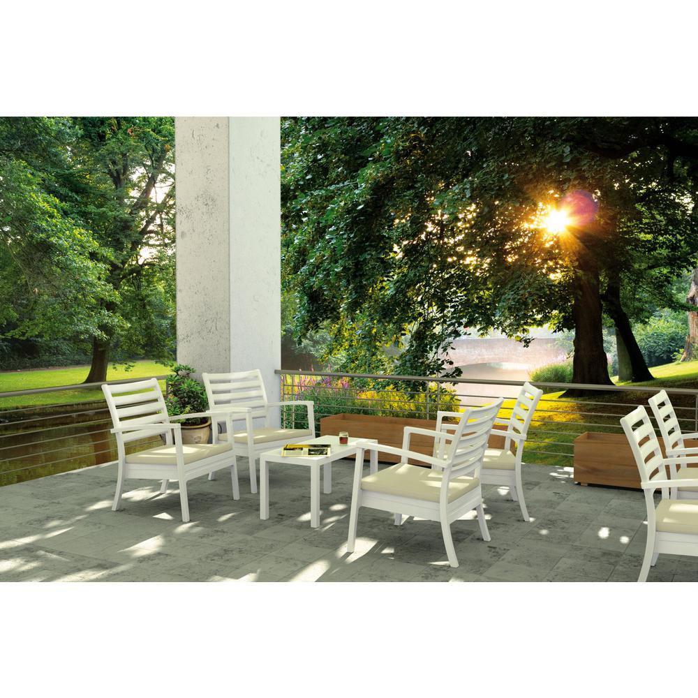 Artemis XL Club Chair White, Set of 2. Picture 10