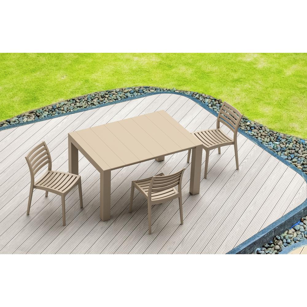 Outdoor Dining Chair, Set of 2, Taupe, Belen Kox. Picture 8