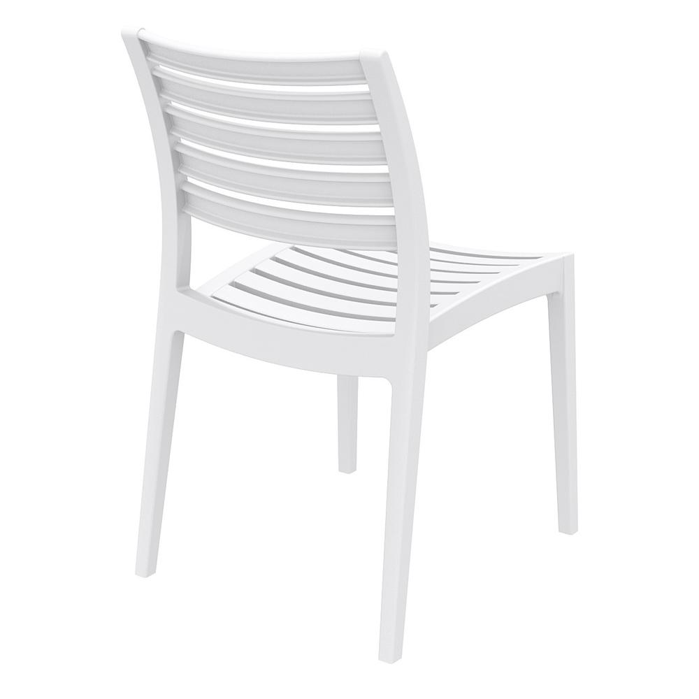 Ares Outdoor Dining Chair White, Set of 2. Picture 2