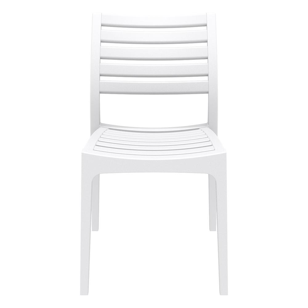 Ares Outdoor Dining Chair White, Set of 2. Picture 3
