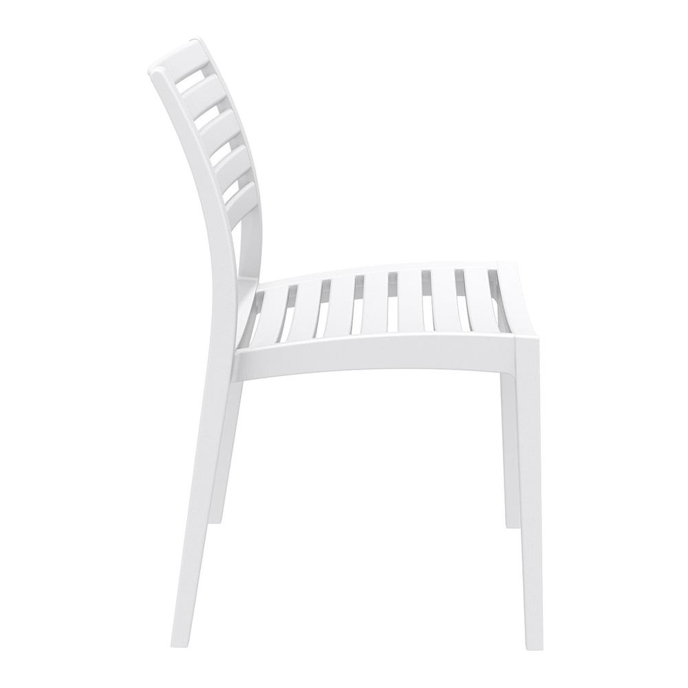 Ares Outdoor Dining Chair White, Set of 2. Picture 4