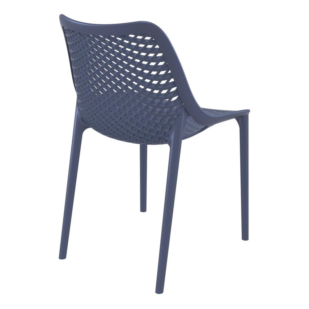 Outdoor Dining Chair, Set of 2, Dark Gray, Belen Kox. Picture 2