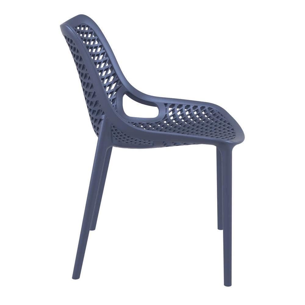 Outdoor Dining Chair, Set of 2, Dark Gray, Belen Kox. Picture 4