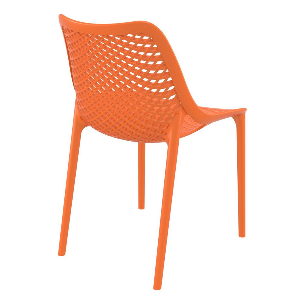 Air Outdoor Dining Chair Orange, set of 2. Picture 2