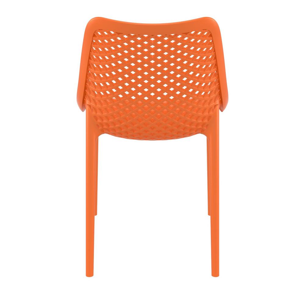 Air Outdoor Dining Chair Orange, set of 2. Picture 5