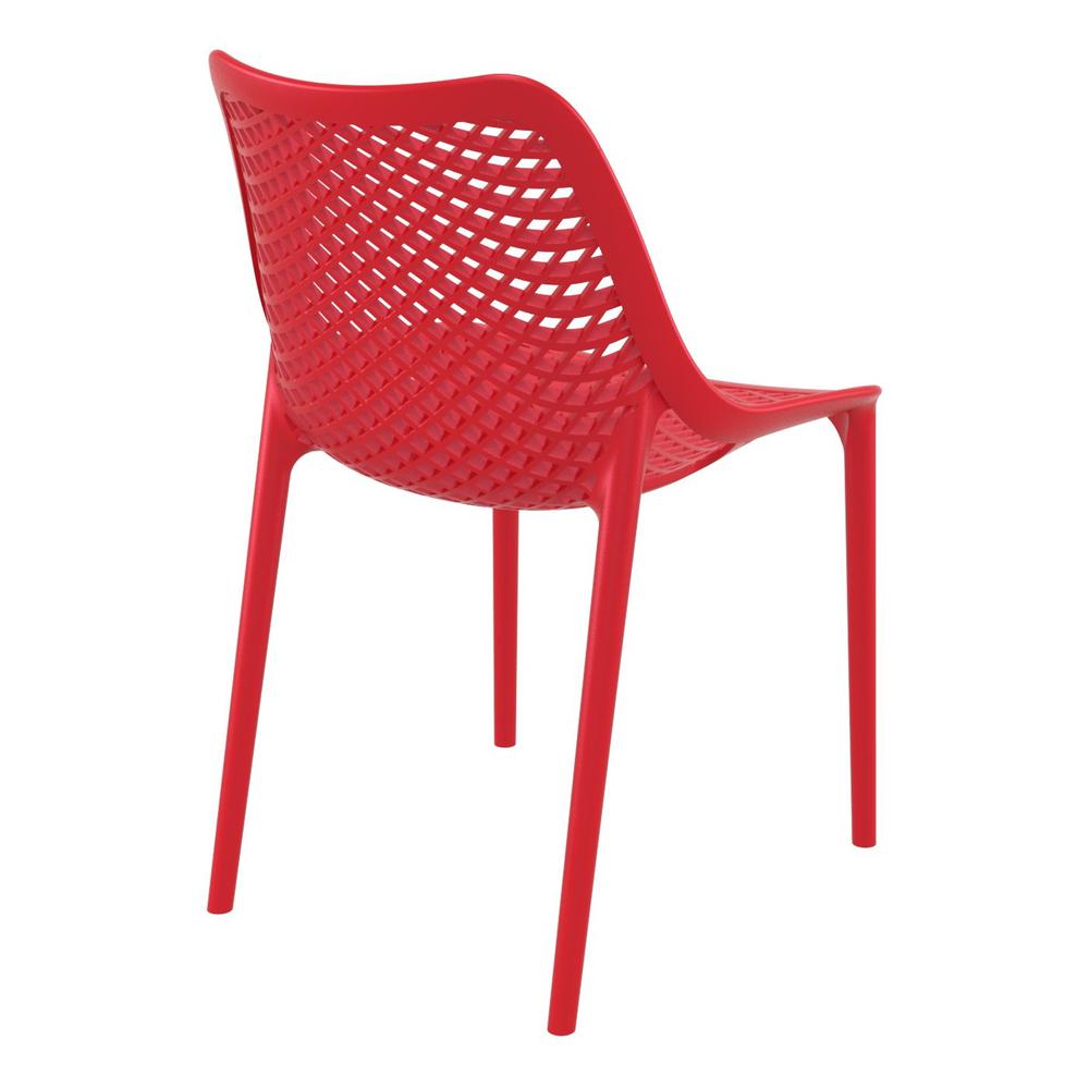Air Outdoor Dining Chair Red, Set of 2. Picture 5