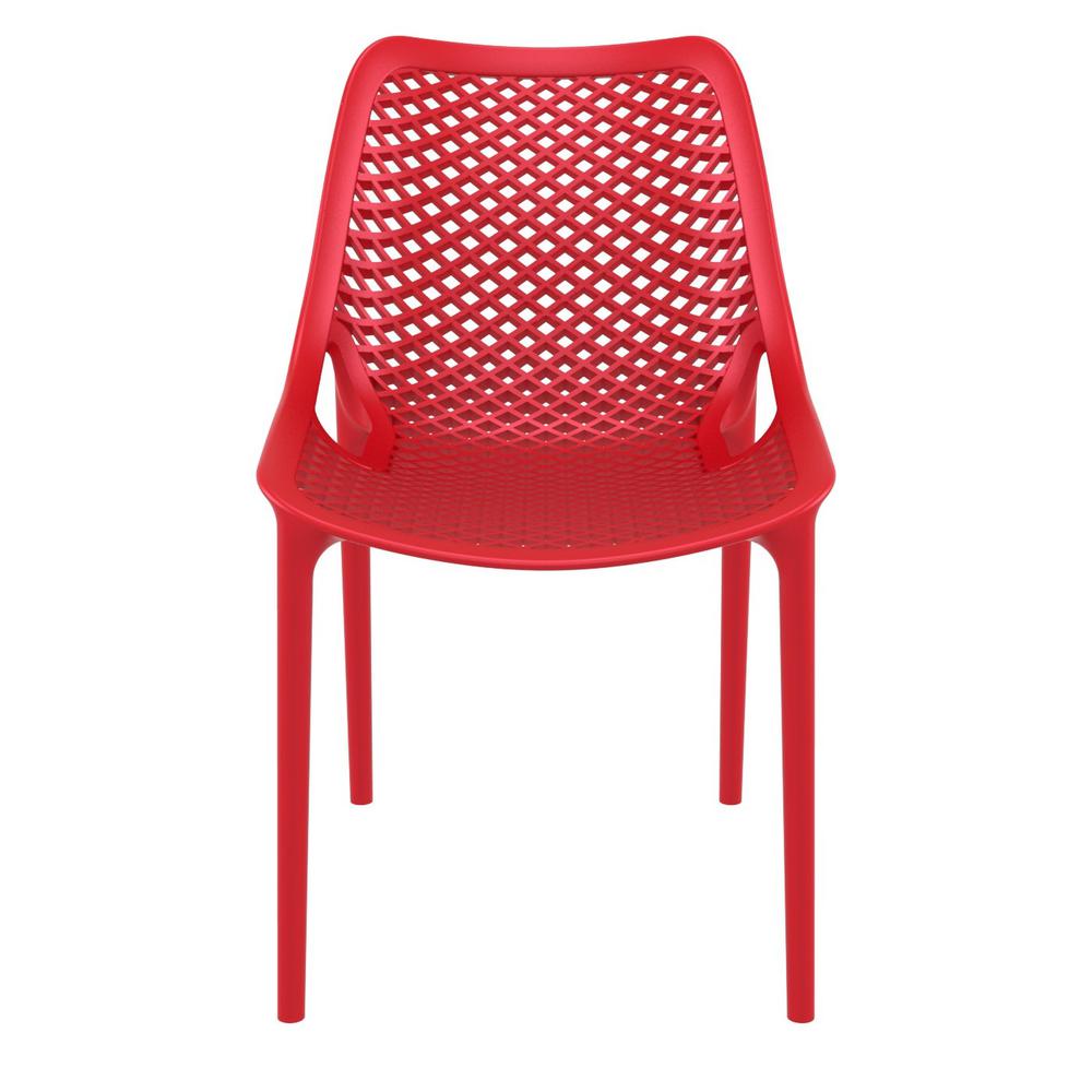 Air Outdoor Dining Chair Red, Set of 2. Picture 6