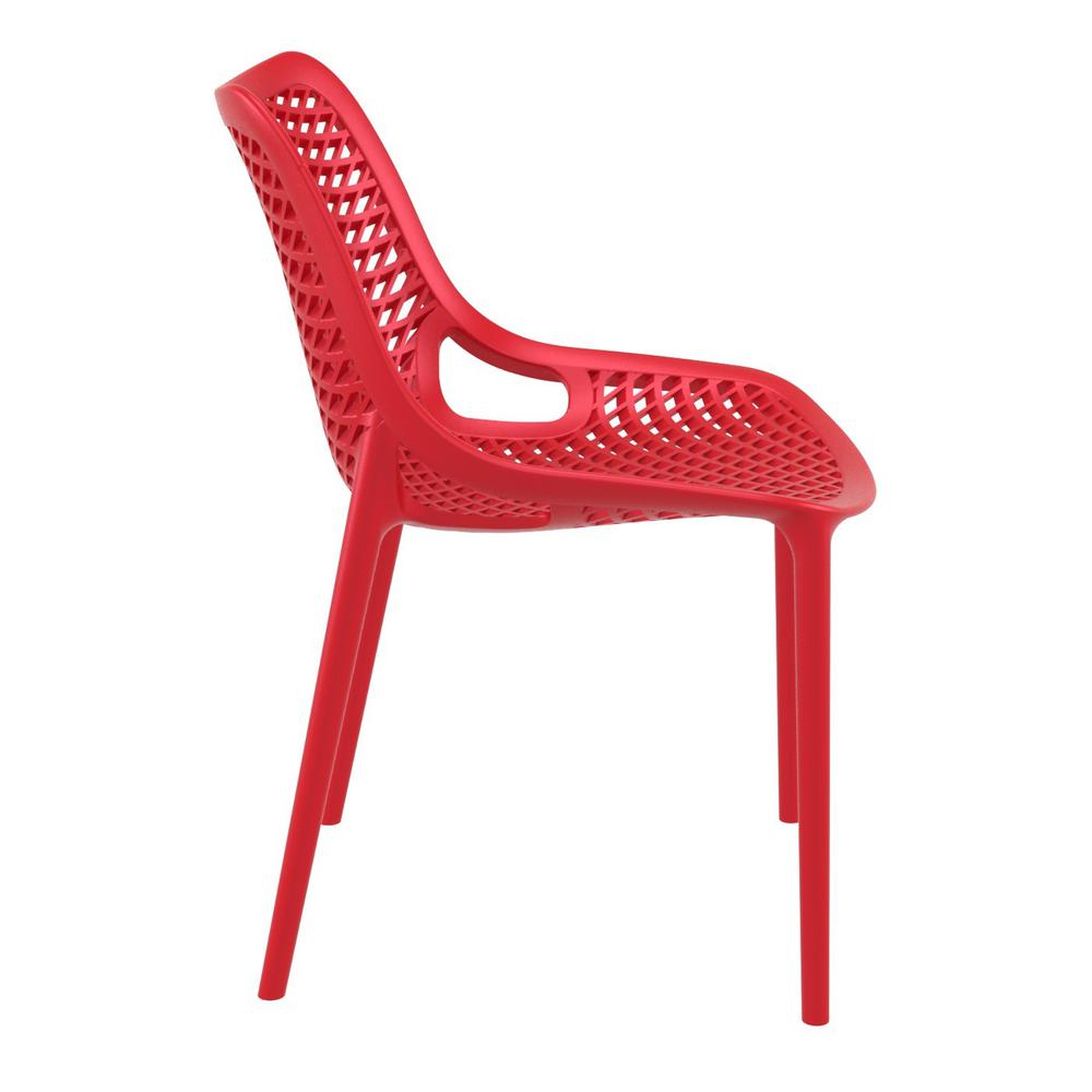 Air Outdoor Dining Chair Red, Set of 2. Picture 7