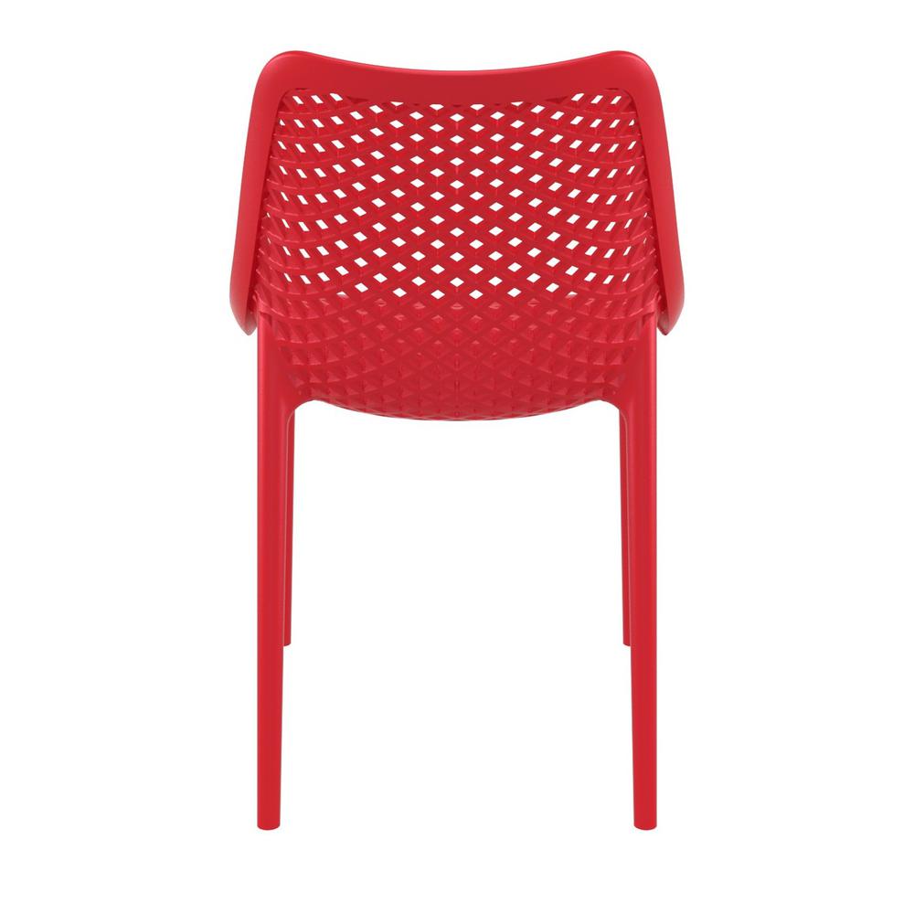 Air Outdoor Dining Chair Red, Set of 2. Picture 8