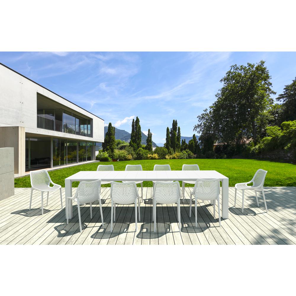 Air Outdoor Dining Chair White, Set of 2. Picture 2