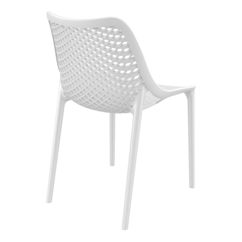 Air Outdoor Dining Chair White, Set of 2. Picture 5