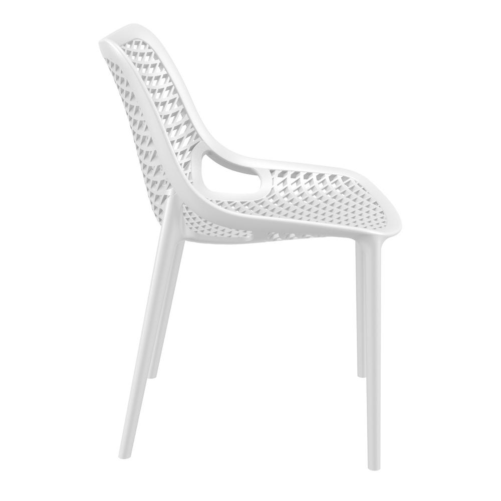 Outdoor Dining Chair, Set of 2, White, Belen Kox. Picture 5