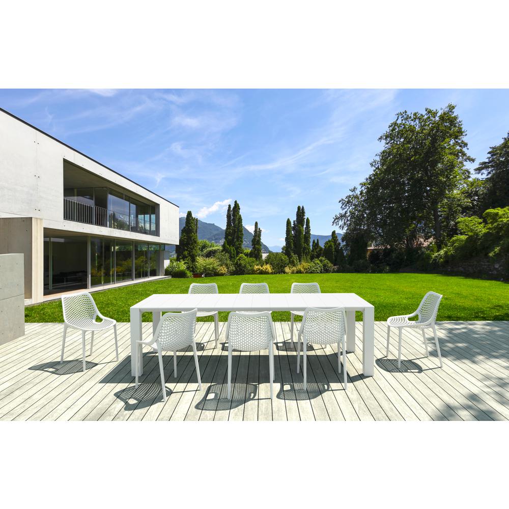 Air Outdoor Dining Chair White, Set of 2. Picture 12