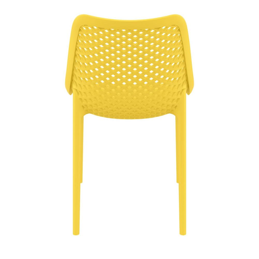 Air Outdoor Dining Chair Yellow, Set of 2. Picture 7