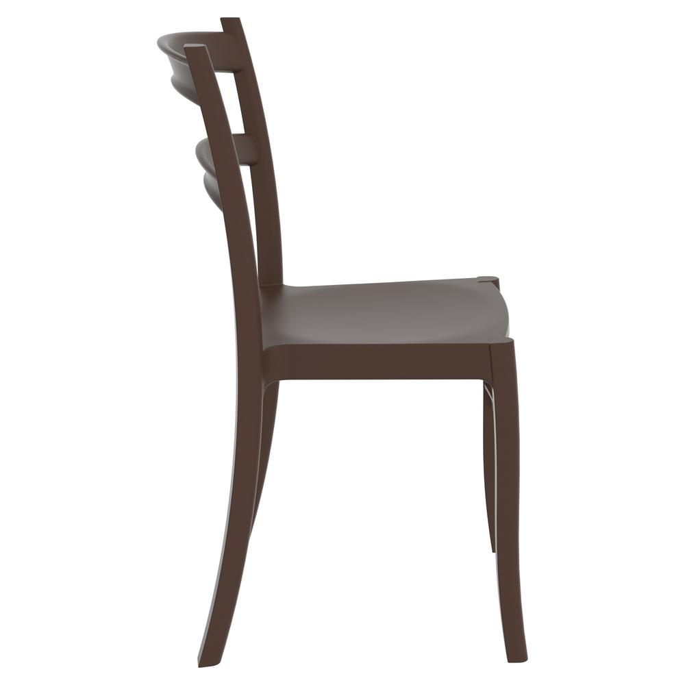 Tiffany Dining Chair Brown, Set of 2. Picture 4