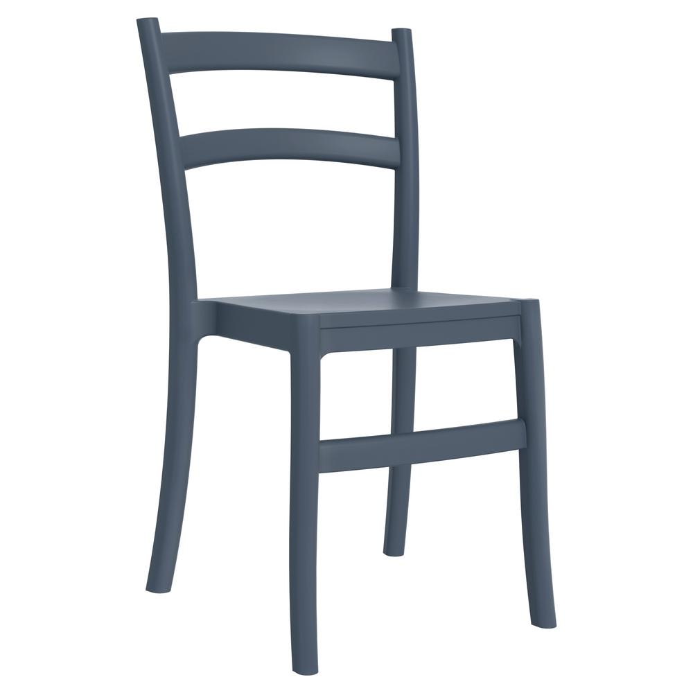 Dining Chair, Set of 2, Dark Gray, Belen Kox. The main picture.