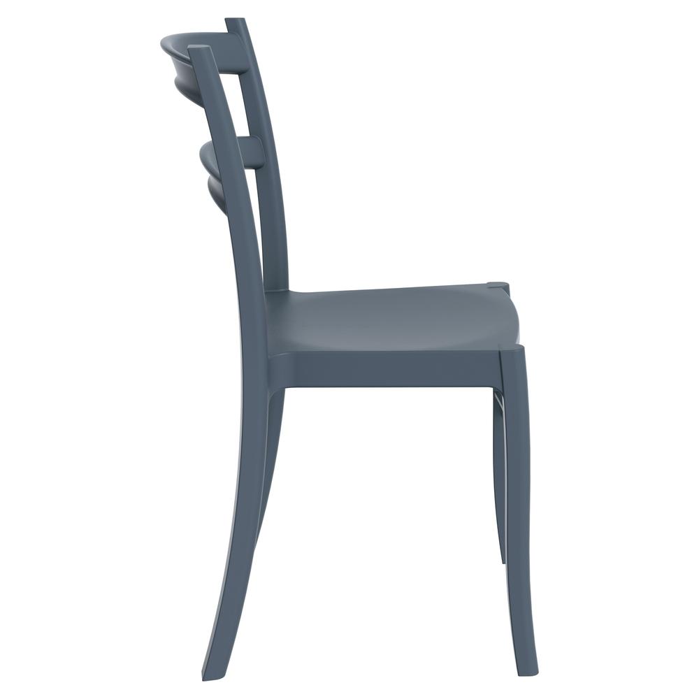 Dining Chair, Set of 2, Dark Gray, Belen Kox. Picture 4
