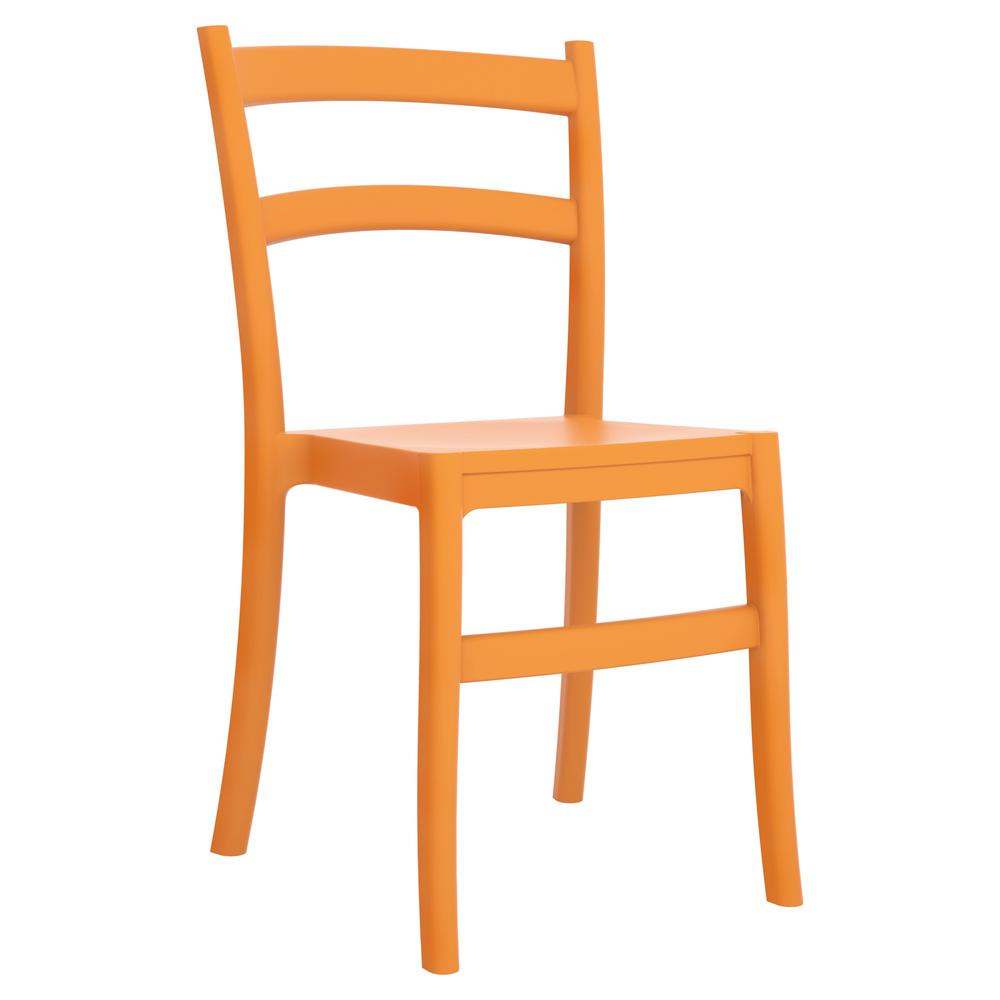 Tiffany Dining Chair Orange, Set of 2. Picture 1