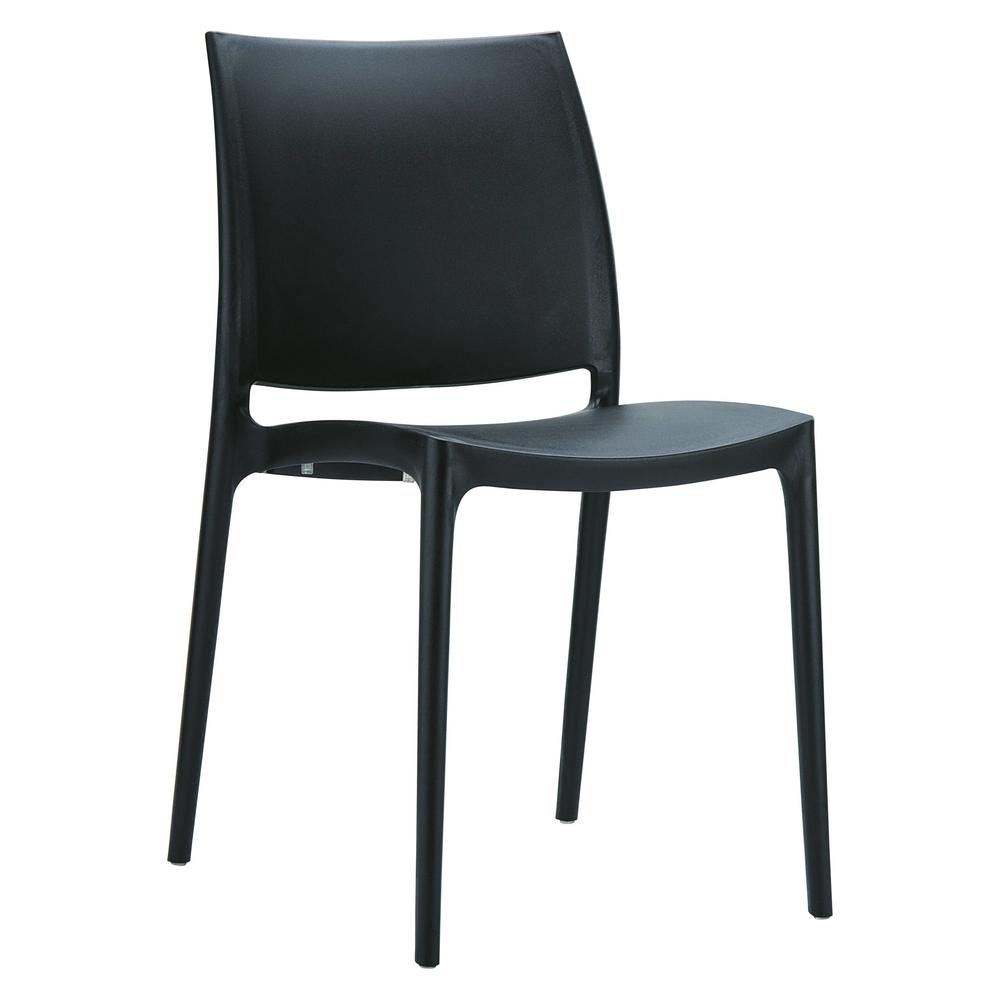 Dining Chair, Set of 2, Black, Belen Kox. Picture 1