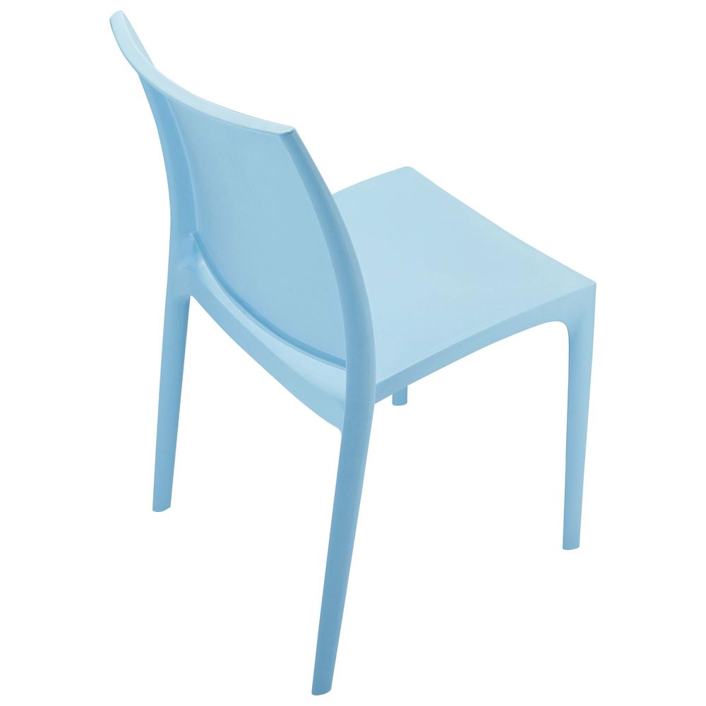 Indoor Outdoor Dining Chair, Set of 2, Blue, Belen Kox. Picture 3