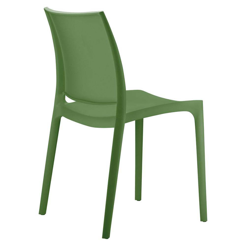 Maya Dining Chair Olive Green, Set of 2. Picture 2