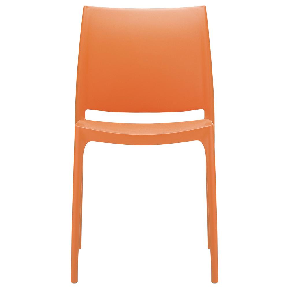 Maya Dining Chair Orange, Set of 2. Picture 2