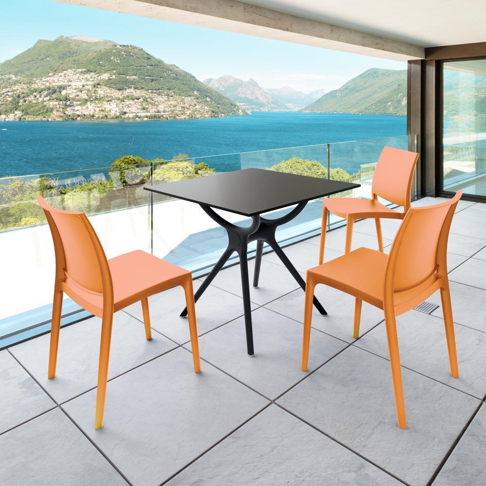 Dining Chair, Set of 2, Orange, Belen Kox. Picture 8