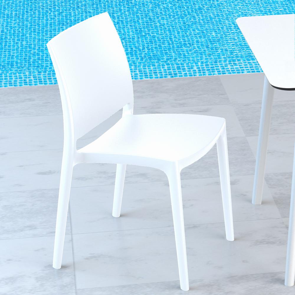 Dining Chair White - Set Of 2. Picture 13