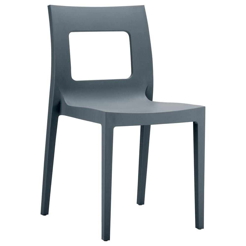 Dining Chair, Set of 2, Dark Gray, Belen Kox. Picture 1