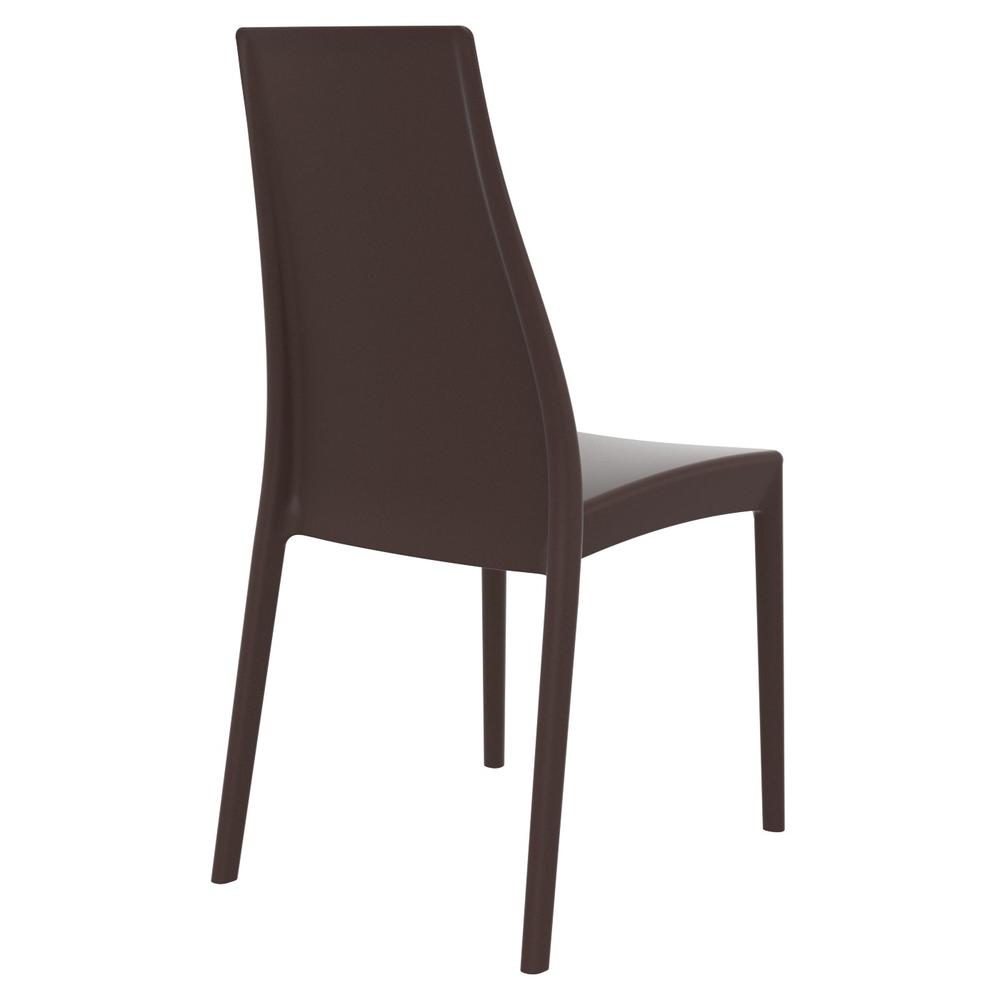 Miranda Dining Chair Brown, Set of 2. Picture 2