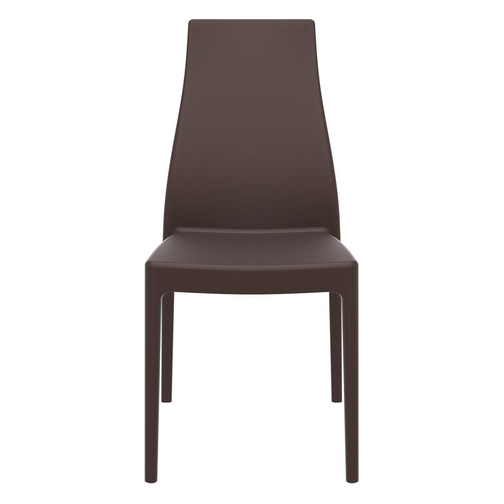Miranda Dining Chair Brown, Set of 2. Picture 3