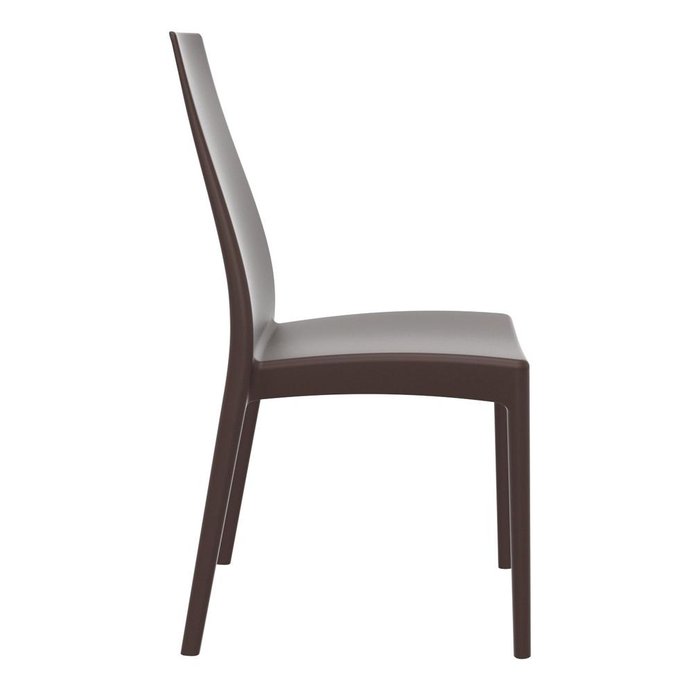 Miranda Dining Chair Brown, Set of 2. Picture 4