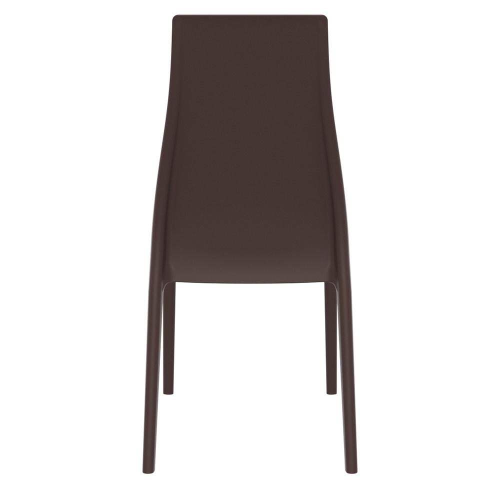 Miranda Dining Chair Brown, Set of 2. Picture 5