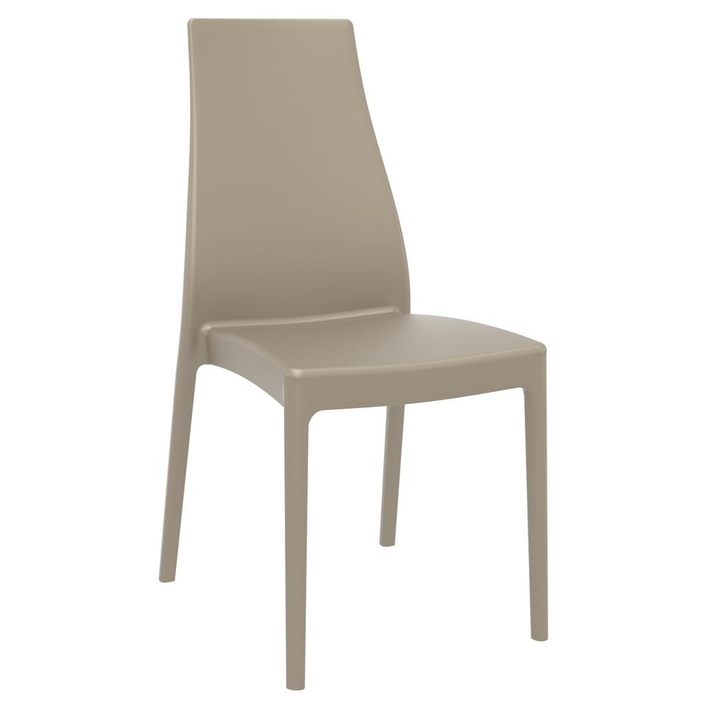 Miranda Dining Chair Taupe, Set of 2. Picture 1