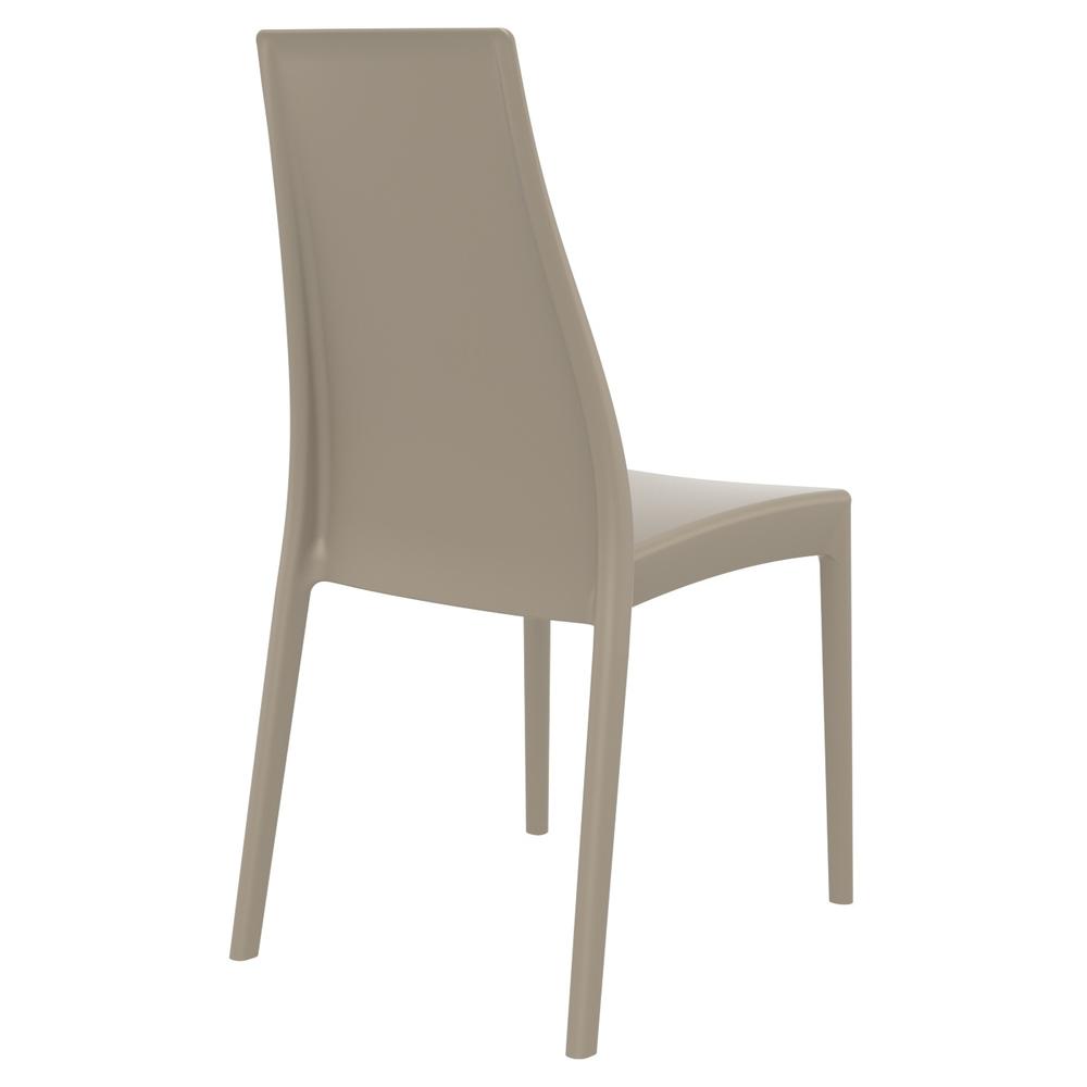 Miranda Dining Chair Taupe, Set of 2. Picture 2