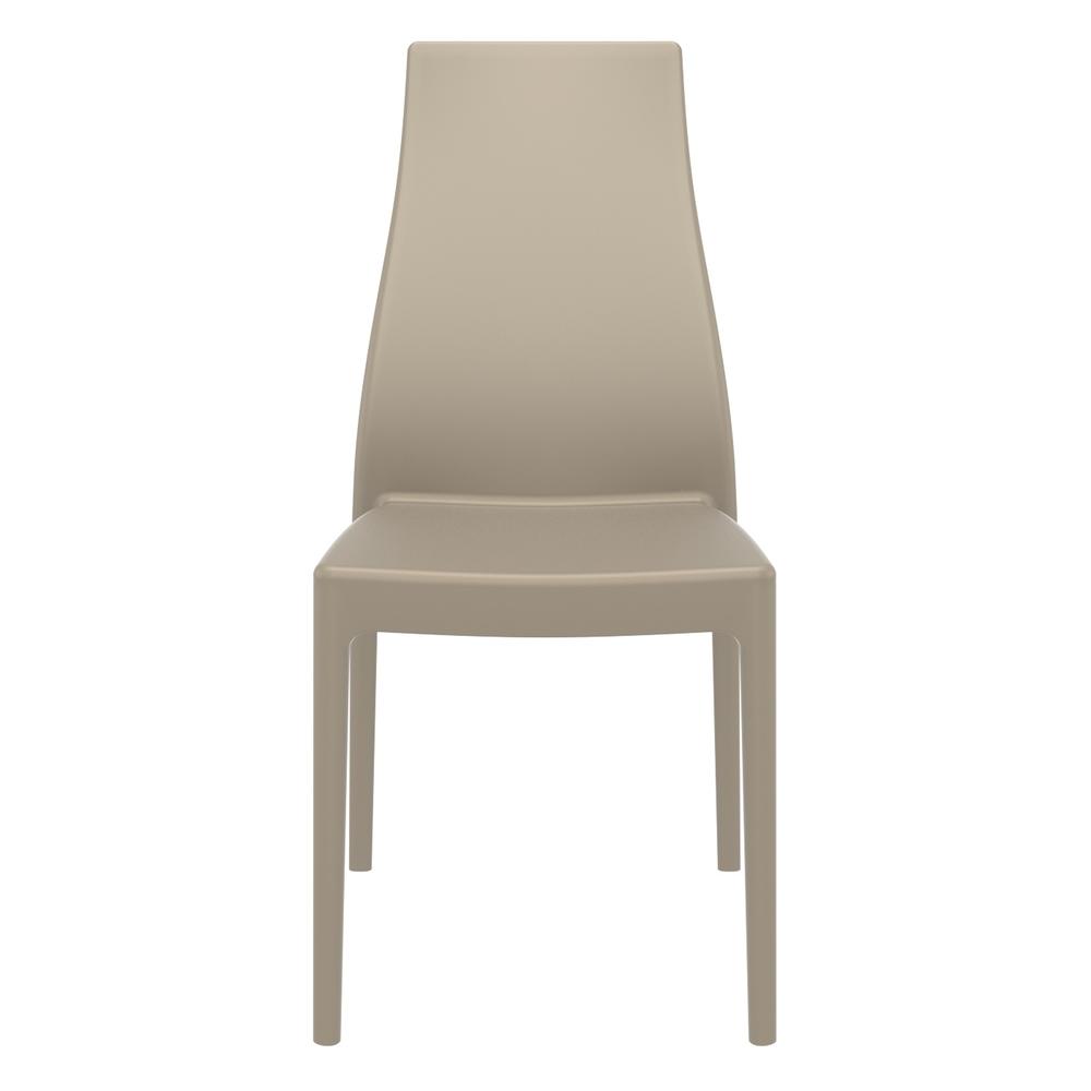 Miranda Dining Chair Taupe, Set of 2. Picture 3