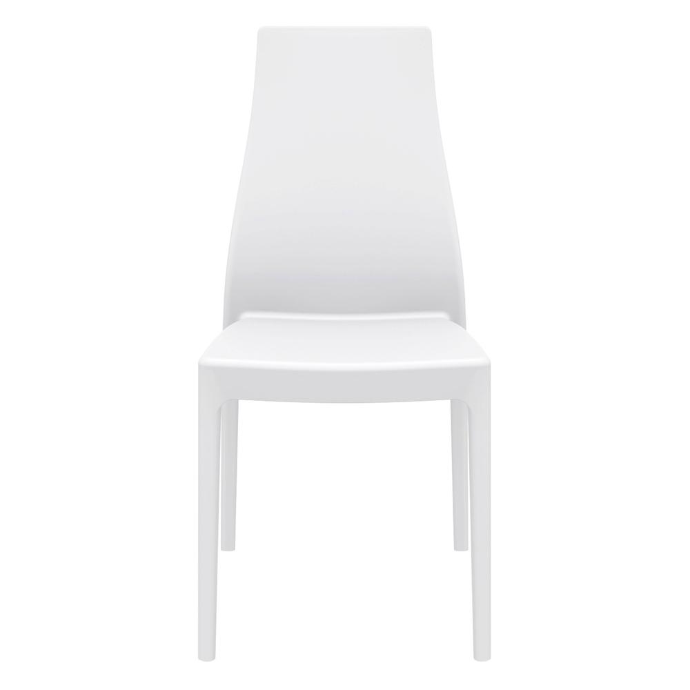 Miranda Dining Chair White, Set of 2. Picture 4