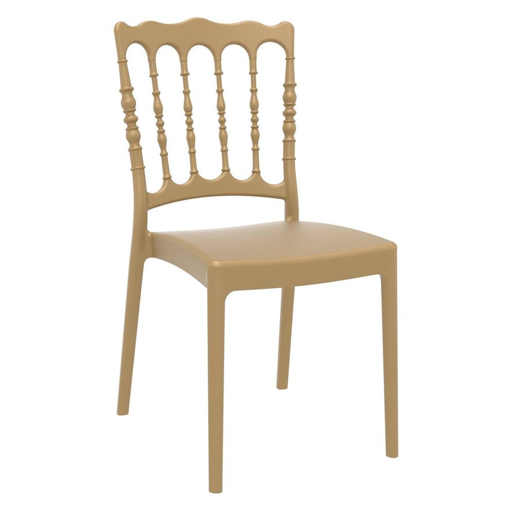 Napoleon Dining Chair Gold, Set of 2. Picture 1